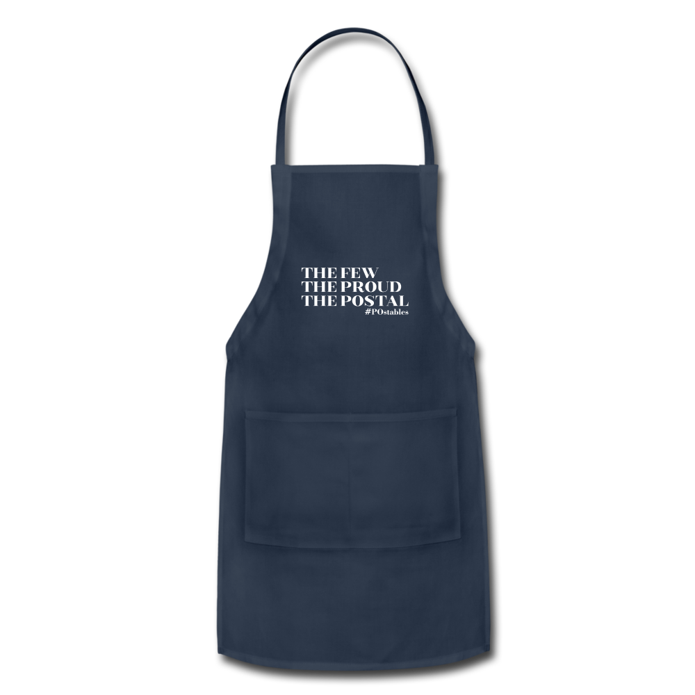The Few The Proud The Postal W Adjustable Apron - navy