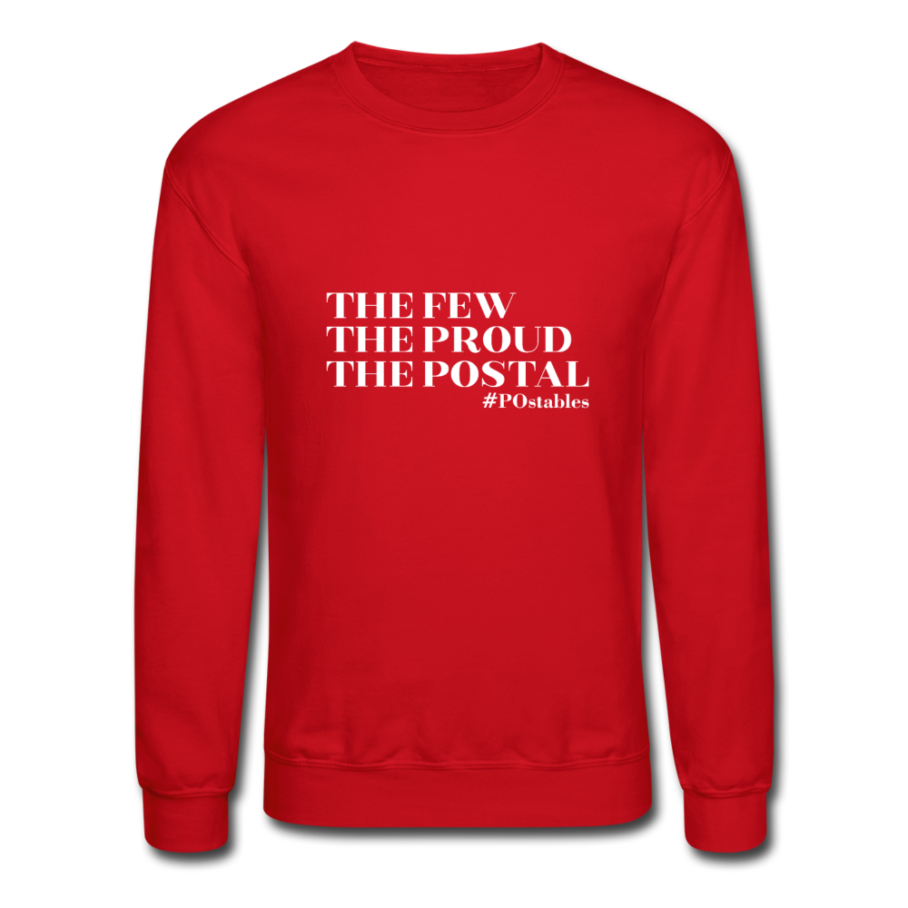 The Few The Proud The Postal W Crewneck Sweatshirt - red