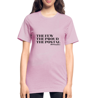 The Few The Proud The Postal B Unisex Heather Prism T-Shirt - heather prism lilac