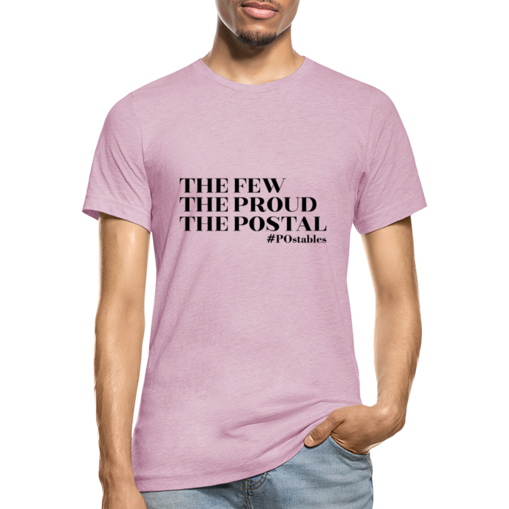 The Few The Proud The Postal B Unisex Heather Prism T-Shirt - heather prism lilac