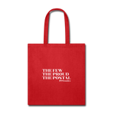 The Few The Proud The Postal W Tote Bag - red