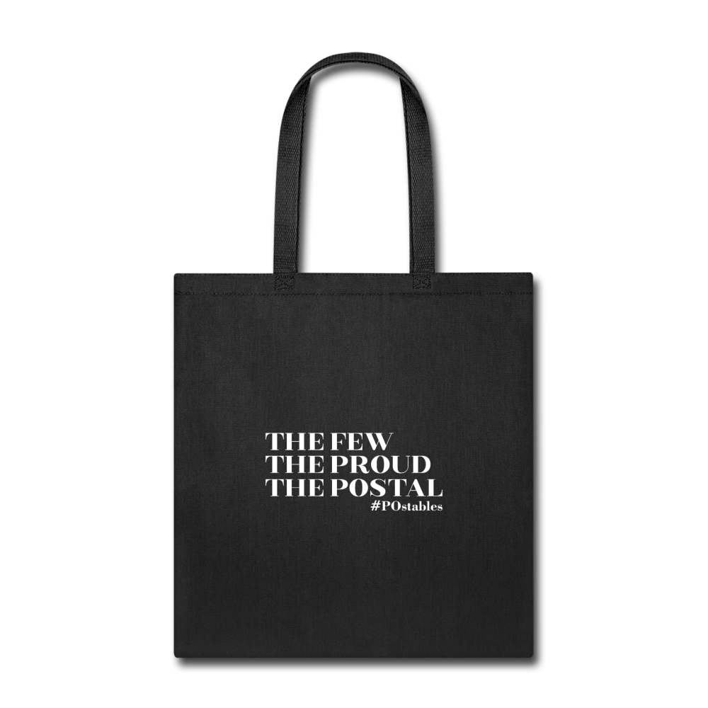 The Few The Proud The Postal W Tote Bag - black