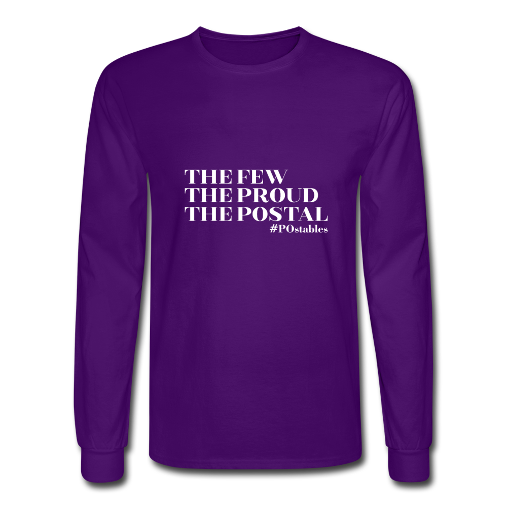 The Few The Proud The Postal W Men's Long Sleeve T-Shirt - purple