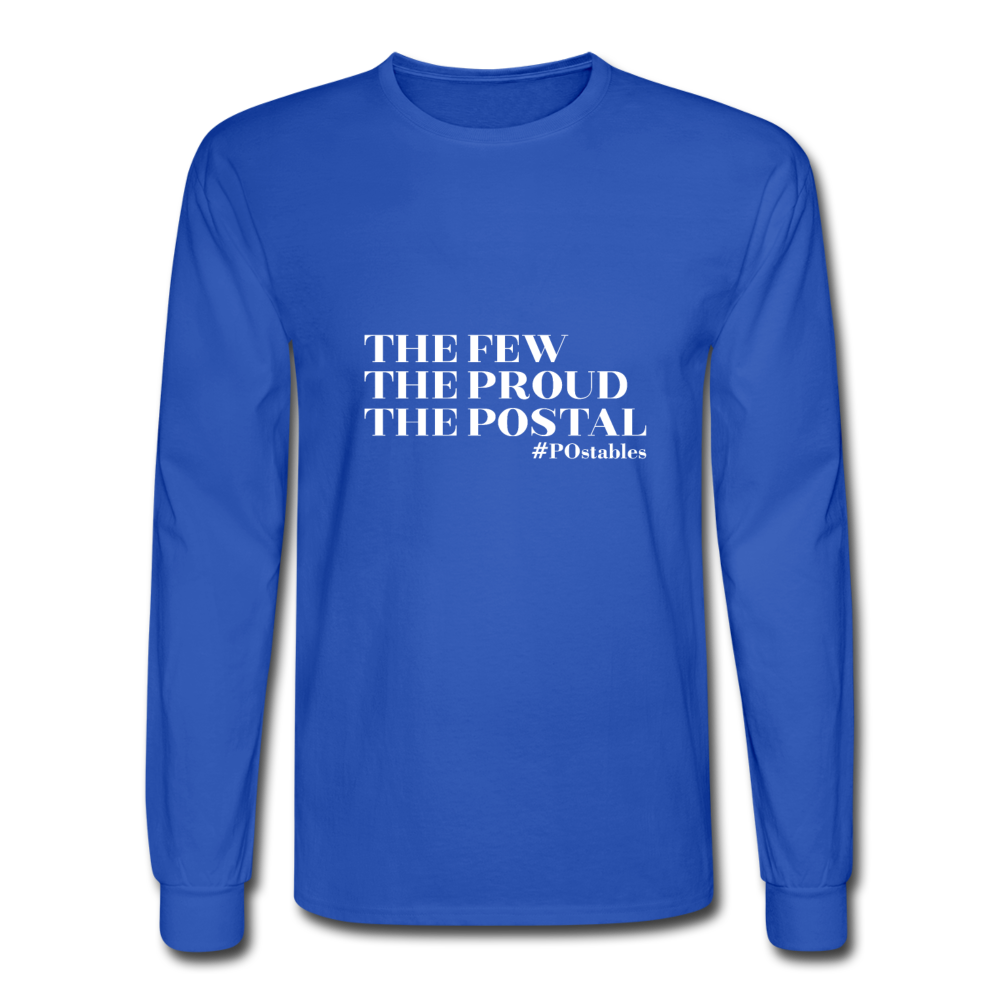 The Few The Proud The Postal W Men's Long Sleeve T-Shirt - royal blue