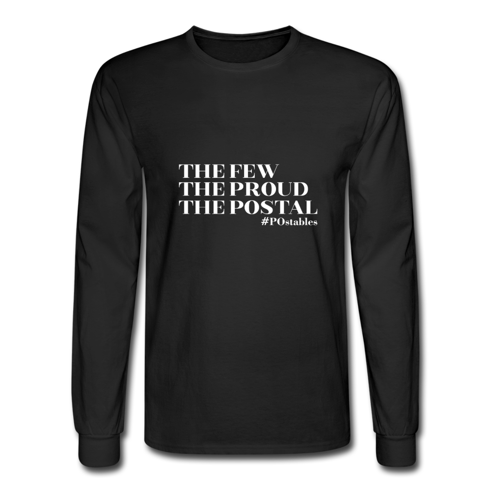 The Few The Proud The Postal W Men's Long Sleeve T-Shirt - black