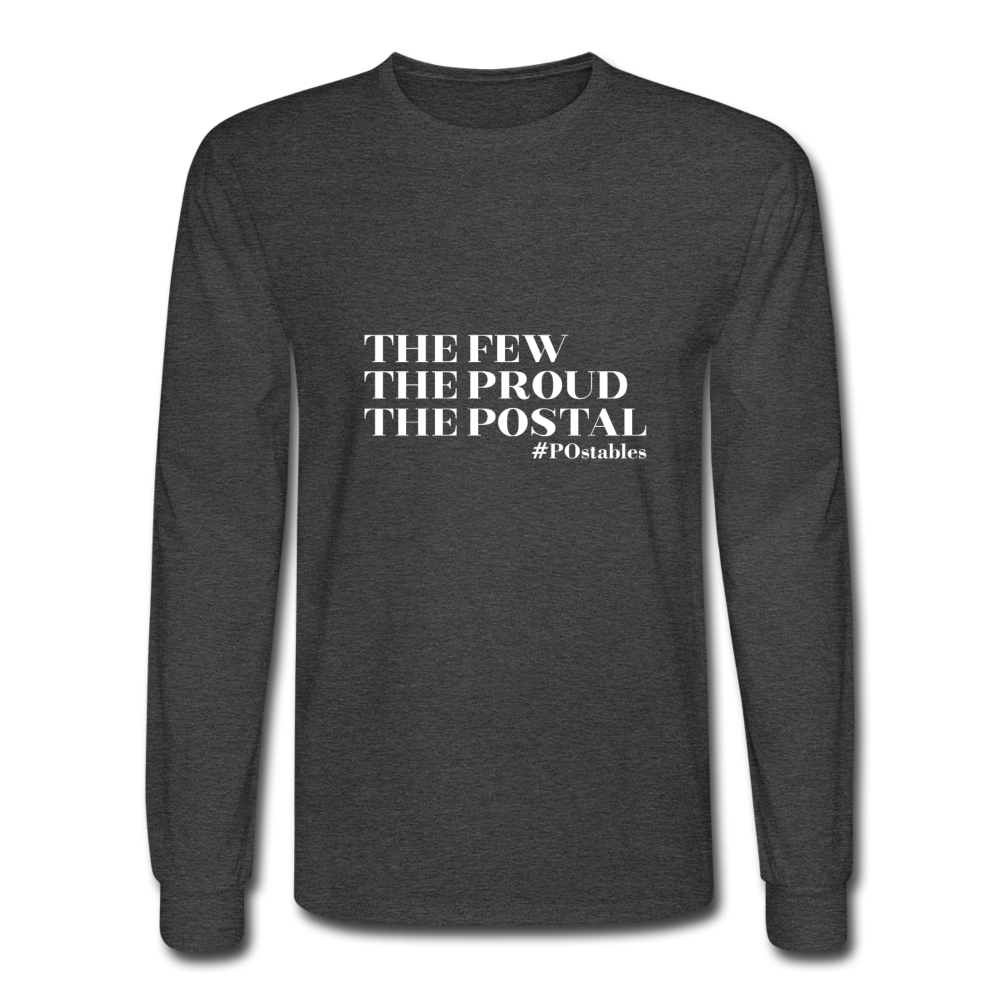 The Few The Proud The Postal W Men's Long Sleeve T-Shirt - heather black