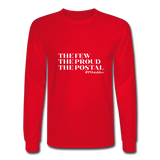 The Few The Proud The Postal W Men's Long Sleeve T-Shirt - red