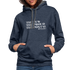 The Few The Proud The Postal W Contrast Hoodie - indigo heather/asphalt