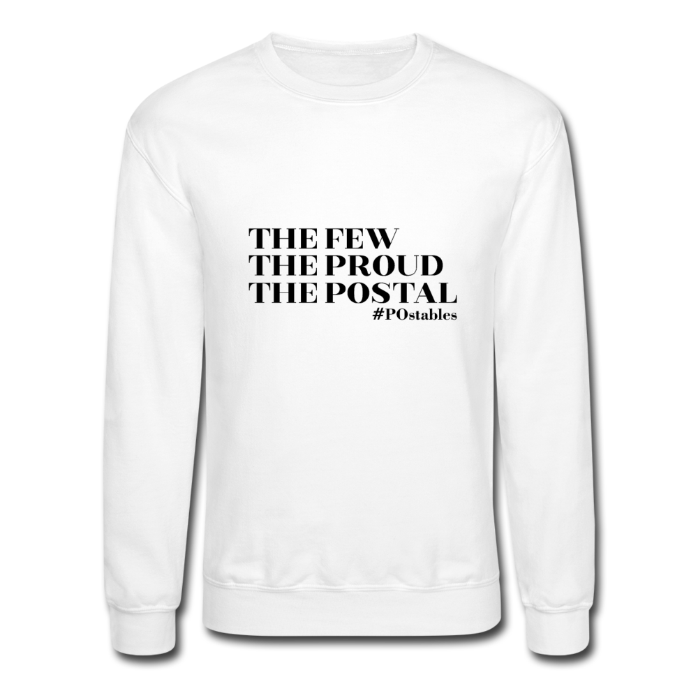 The Few The Proud The Postal B Crewneck Sweatshirt - white
