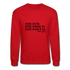 The Few The Proud The Postal B Crewneck Sweatshirt - red