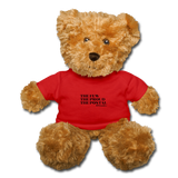 The Few The Proud The Postal B Teddy Bear - red