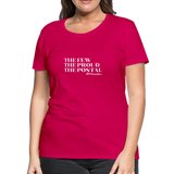 The Few The Proud The Postal W Women’s Premium T-Shirt - dark pink