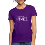 The Few The Proud The Postal W Women's T-Shirt - purple