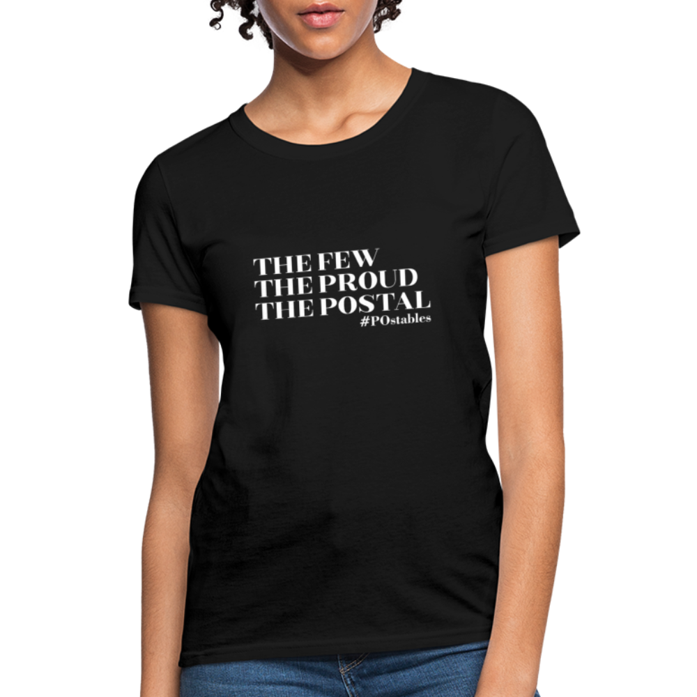 The Few The Proud The Postal W Women's T-Shirt - black