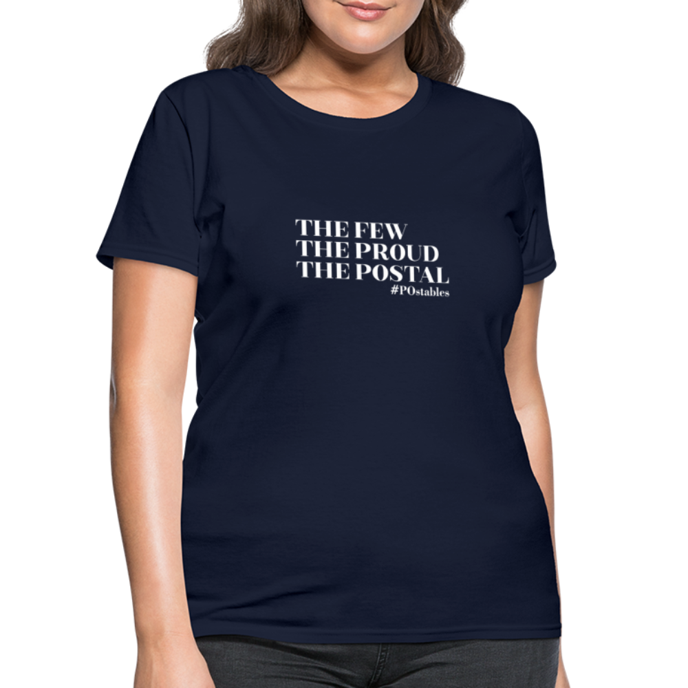 The Few The Proud The Postal W Women's T-Shirt - navy