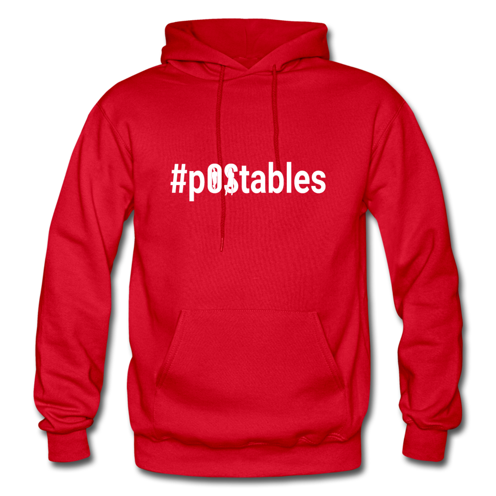 #pOStables W Gildan Heavy Blend Adult Hoodie - red
