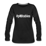 #pOStables W Women's Premium Long Sleeve T-Shirt - black