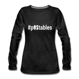 #pOStables W Women's Premium Long Sleeve T-Shirt - charcoal grey