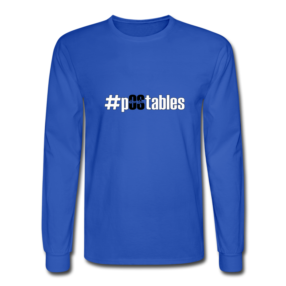 #pOStables WB Men's Long Sleeve T-Shirt - royal blue