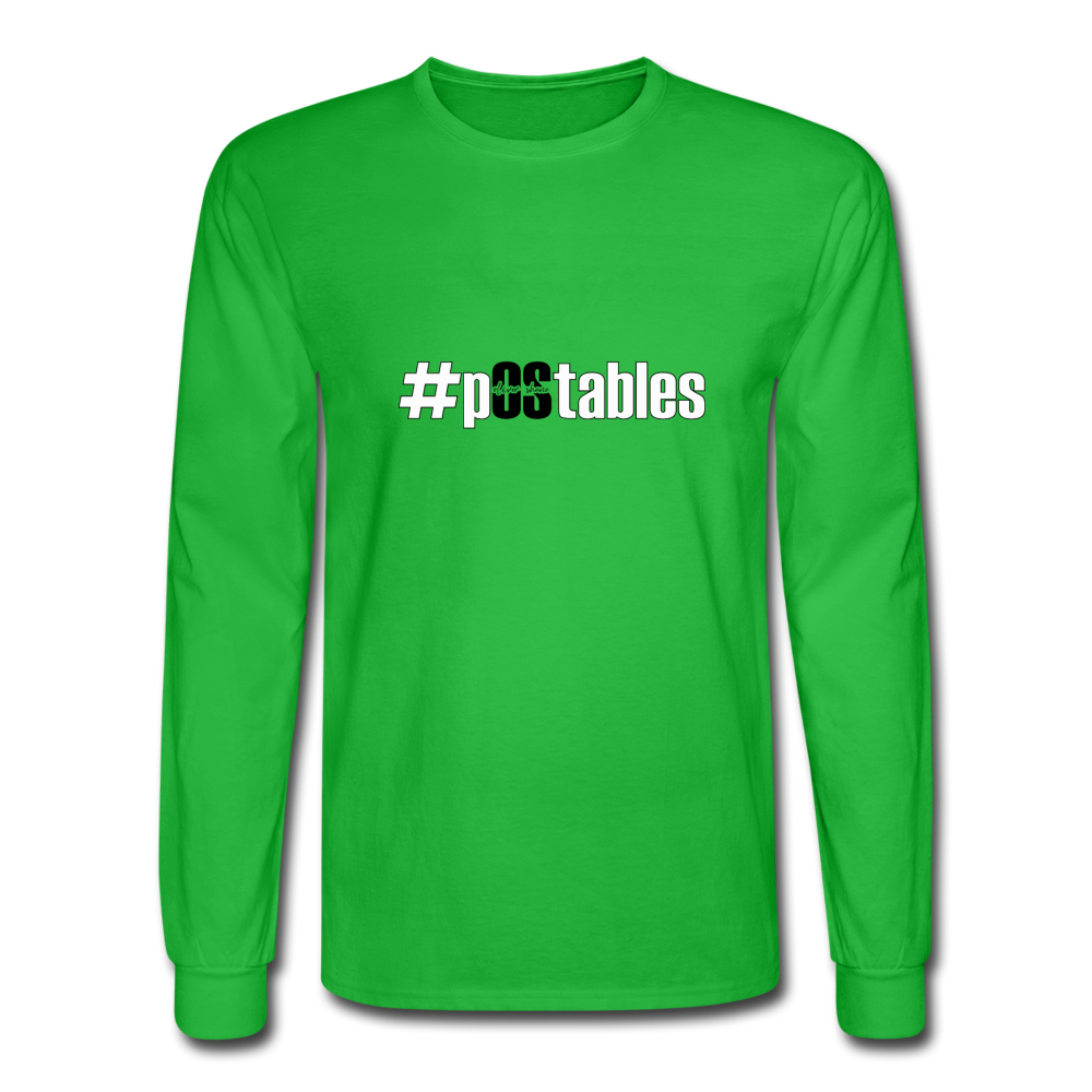 #pOStables WB Men's Long Sleeve T-Shirt - bright green