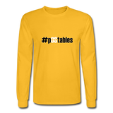 #pOStables BW Men's Long Sleeve T-Shirt - gold