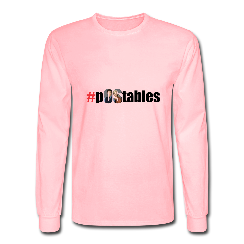 #pOStables Men's Long Sleeve T-Shirt - pink