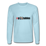 #pOStables Men's Long Sleeve T-Shirt - powder blue