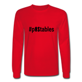 #pOStables B Men's Long Sleeve T-Shirt - red