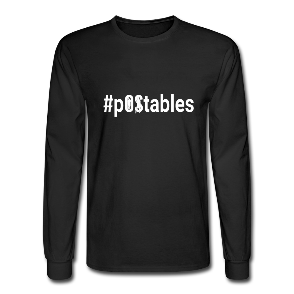 #pOStables W Men's Long Sleeve T-Shirt - black