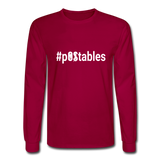 #pOStables W Men's Long Sleeve T-Shirt - dark red