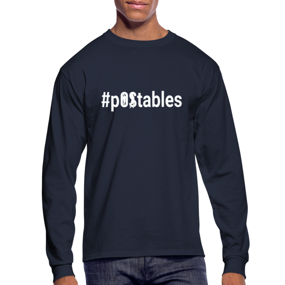 #pOStables W Men's Long Sleeve T-Shirt - navy