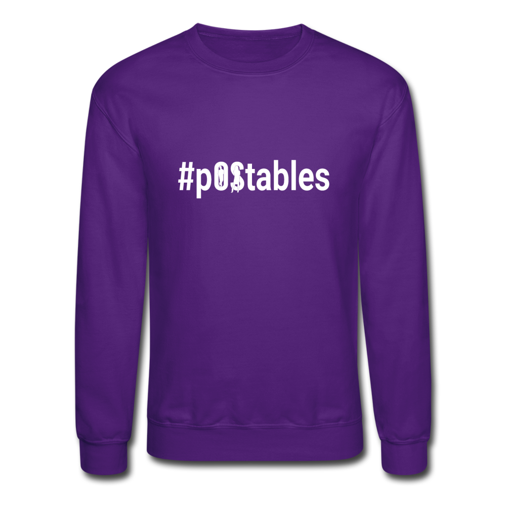 #pOStables W Crewneck Sweatshirt - purple