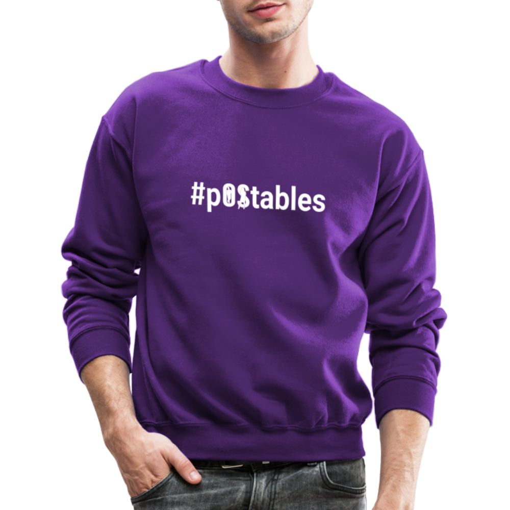 #pOStables W Crewneck Sweatshirt - purple