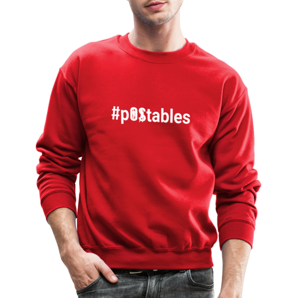 #pOStables W Crewneck Sweatshirt - red