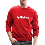 #pOStables W Crewneck Sweatshirt - red