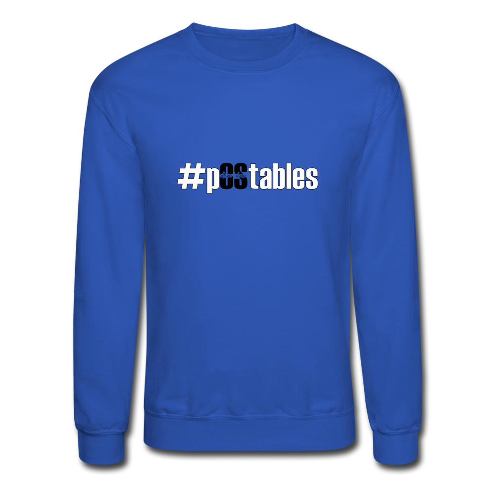 #pOStables WB Crewneck Sweatshirt - royal blue