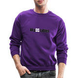 #pOStables BW Crewneck Sweatshirt - purple