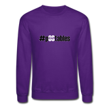 #pOStables BW Crewneck Sweatshirt - purple