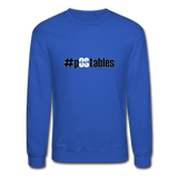 #pOStables BW Crewneck Sweatshirt - royal blue