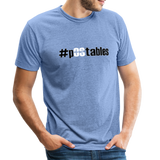 #pOStables BW Unisex Tri-Blend T-Shirt - heather blue