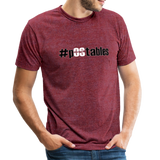 #pOStables BW Unisex Tri-Blend T-Shirt - heather cranberry