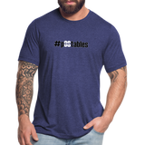 #pOStables BW Unisex Tri-Blend T-Shirt - heather indigo