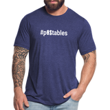 #pOStables W Unisex Tri-Blend T-Shirt - heather indigo