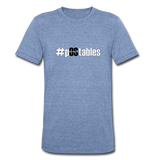 #pOStables WB Unisex Tri-Blend T-Shirt - heather blue