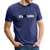 #pOStables WB Unisex Tri-Blend T-Shirt - heather indigo