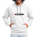 #pOStables Contrast Hoodie - white/gray