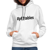 #pOStables B Contrast Hoodie - white/gray