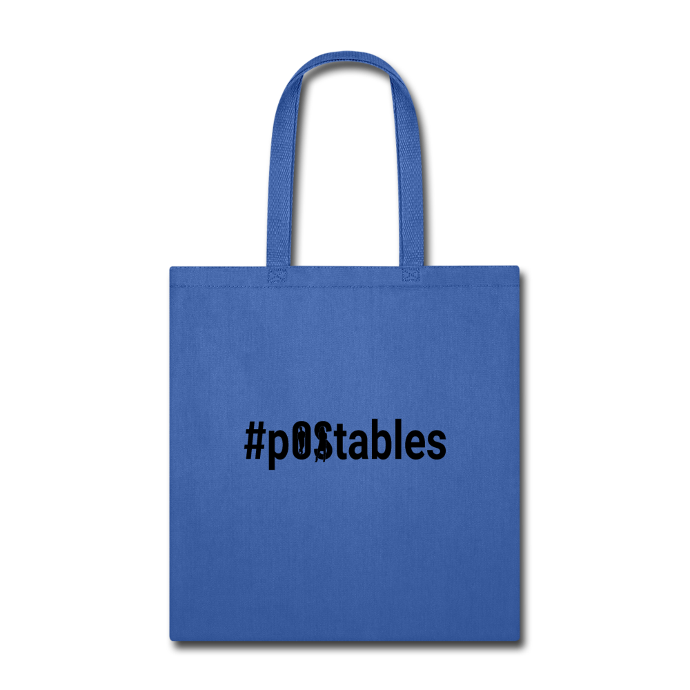 #pOStables B Tote Bag - royal blue