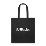 #pOStables W Tote Bag - black