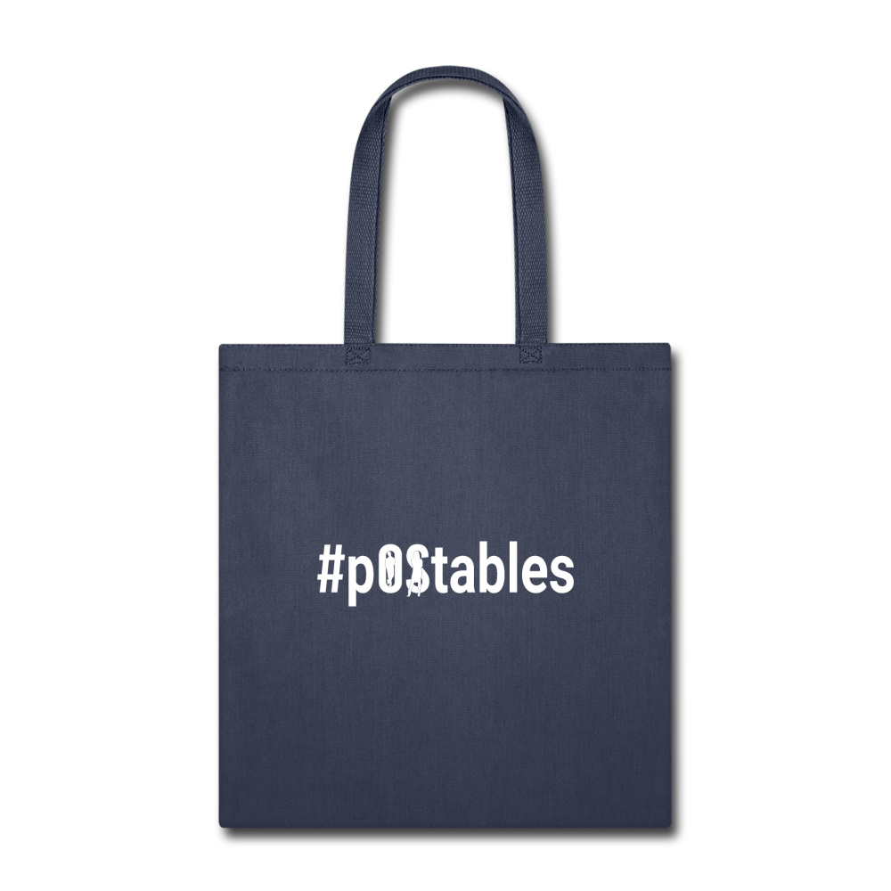 #pOStables W Tote Bag - navy